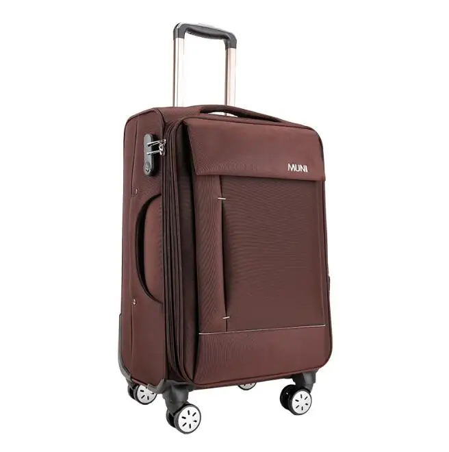 brown CARRYLOVE 2" 24" 2" дюймов водонепроницаемый большой багаж на колесиках чемоданы и дорожные сумки для путешествий - Цвет: brown