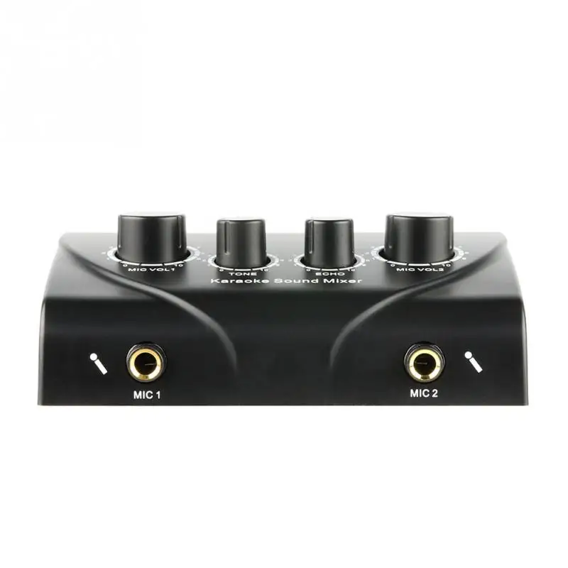 Профессиональный звуковой Миксер для караоке Портативная аудиосистема мини