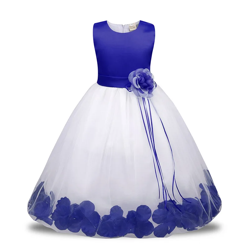 Kid Girl Dresses Easter 12-18 Months To Size 8 Baby Party Favors Pink Red Burgundy White and Blue Wedding Dress Knee Length | Детская
