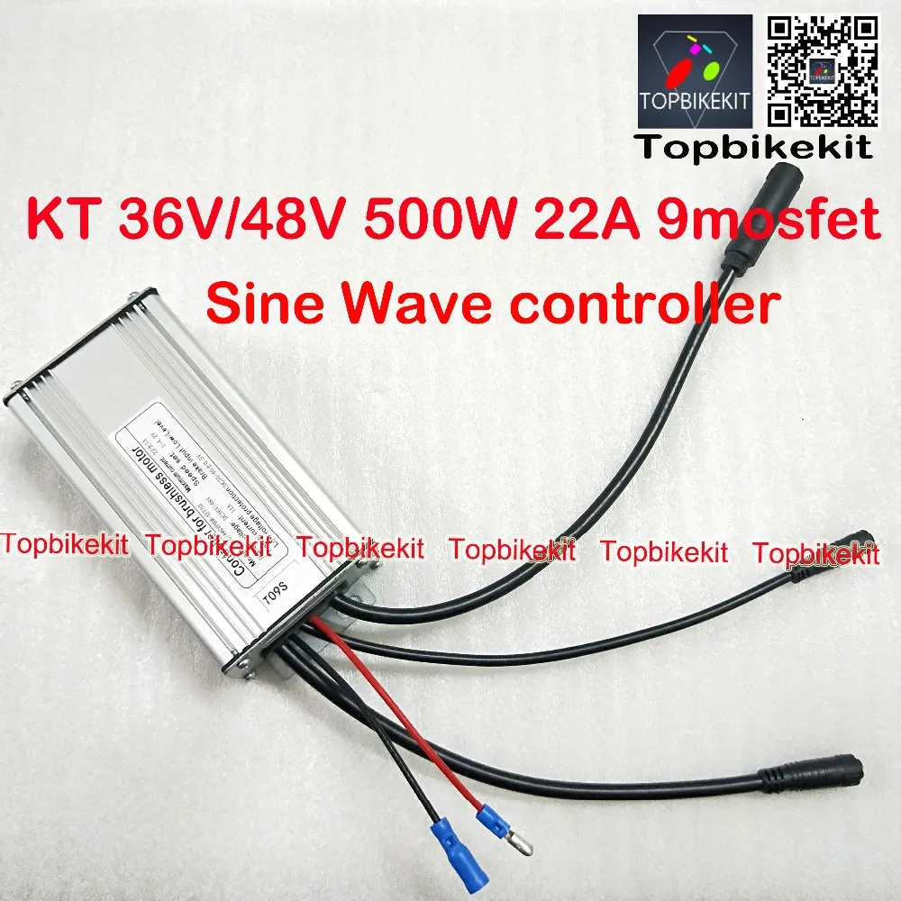 Контроллер электровелосипеда 36 в 500 Вт 48 9 mosfet KT контроллер имитации крутящего