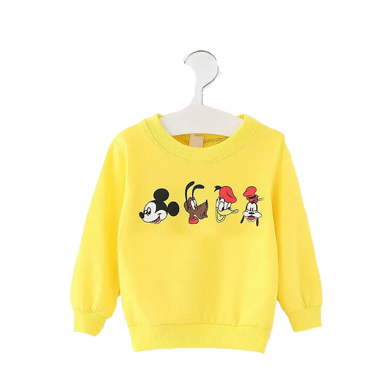 Malayu Baby brand spring baby cartoon long-sleeved T-shirt, cotton O-neck multicolor sweatshirt 6-24 months infant clothing