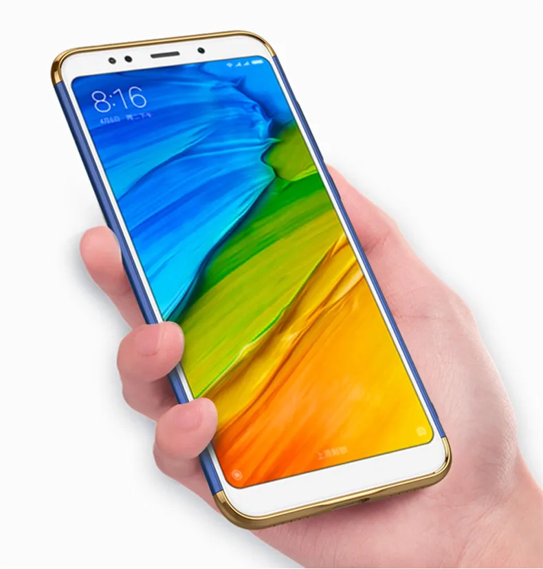 Оригинальные чехлы для Xiaomi Redmi 5 Plus чехол 3 в 1 защитный жесткий Гибридный из