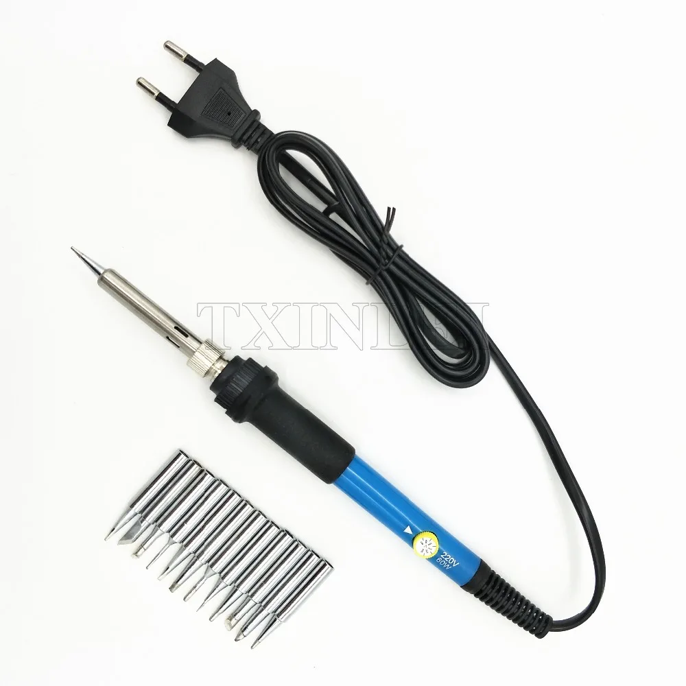 (60 Вт) Регулируемая Температура Электрический Паяльник Пистолет Сварка Припоя