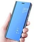 Зеркальный прозрачный флип-чехол для Huawei P30 P20 Pro P10 lite Honor 20 10 9 lite, чехол для Huawei Mate 20 lite Mate 30 Pro Nova 5