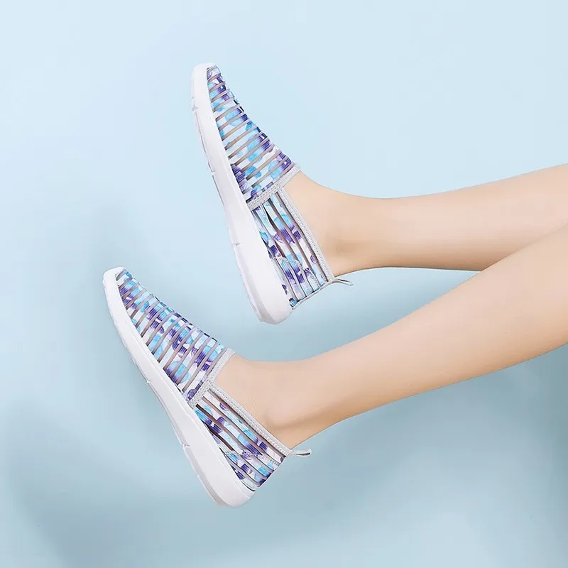 MOSOPRO/женские Прогулочные кроссовки; весенняя женская обувь на плоской подошве; Повседневная дышащая в сеточку; Летние лоферы; шлепанцы FT10
