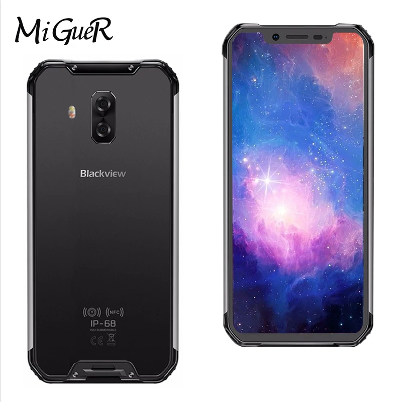 Blackview BV9600 IP68 6 21 &quotFHD водонепроницаемый мобильный телефон Android 8 1 MT6771T Helio P60 6G + 128G