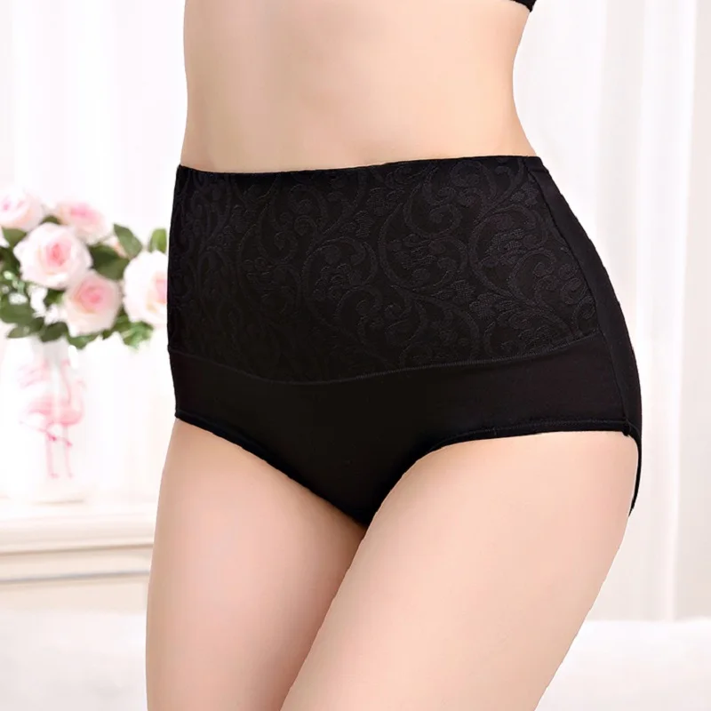 THSISSUE Women Panties Underwear Breathable Briefs Ladies for Sexy High Waist Underpants Large Size |