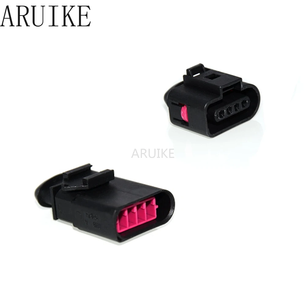 

1 set 4 Pin way 1.5mm Auto Temp sensor plug waterproof Electrical Wire connector for VW car truck 1J0973804 1J0973704