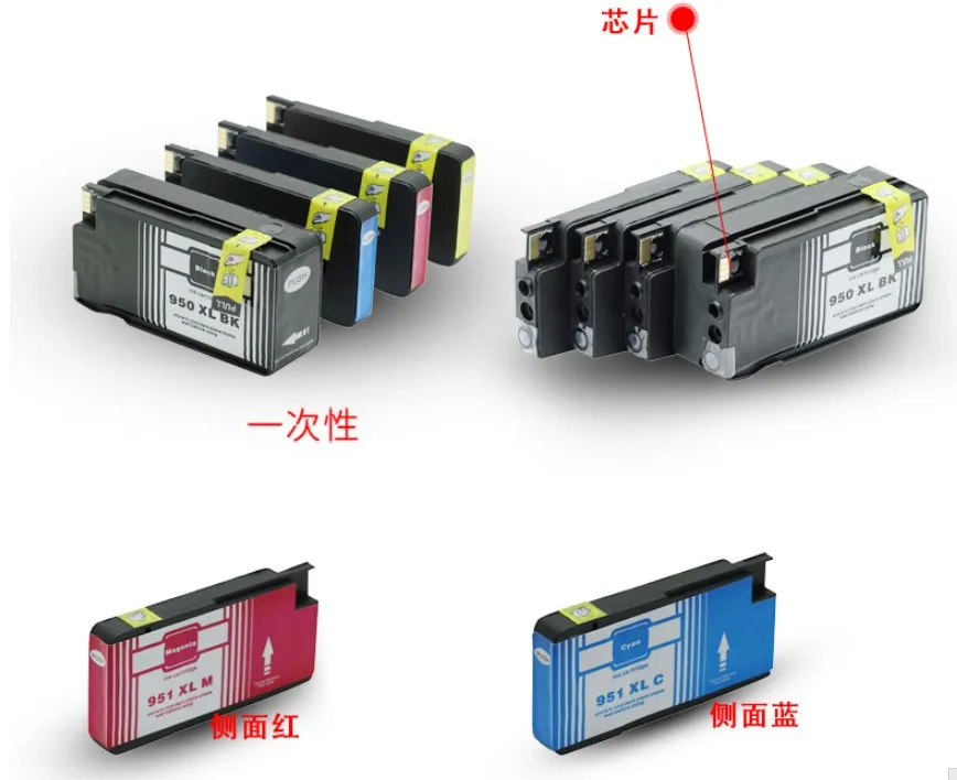 Чернильные картриджи для HP Officejet Pro 8600 Plus 251dw/276dw/8100/8600/8610/8620/8630/8640/8650/8660|cartridge for
