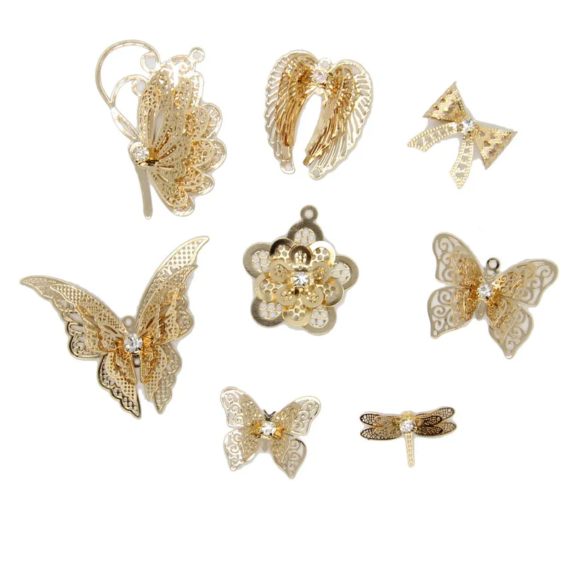 10 шт. блестящие 3d украшения в японском стиле|rhinestones for nails|rhinestone nail artrhinestone rhinestone |