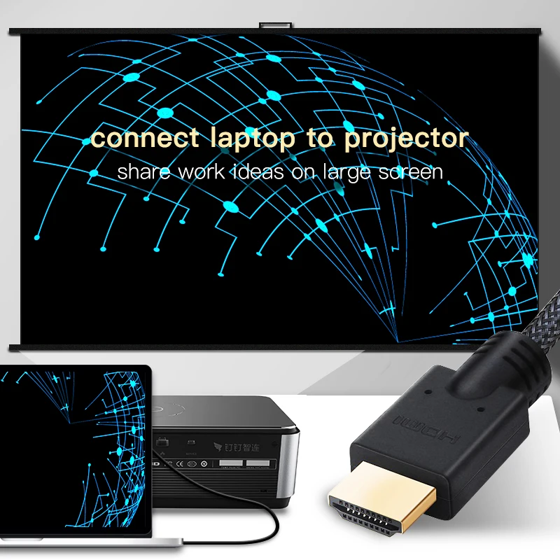 Lungfish длинный HDMI кабель 5 м 7 10 15 20 1080 P 3D для сплиттера переключатель PS4 светодиодный