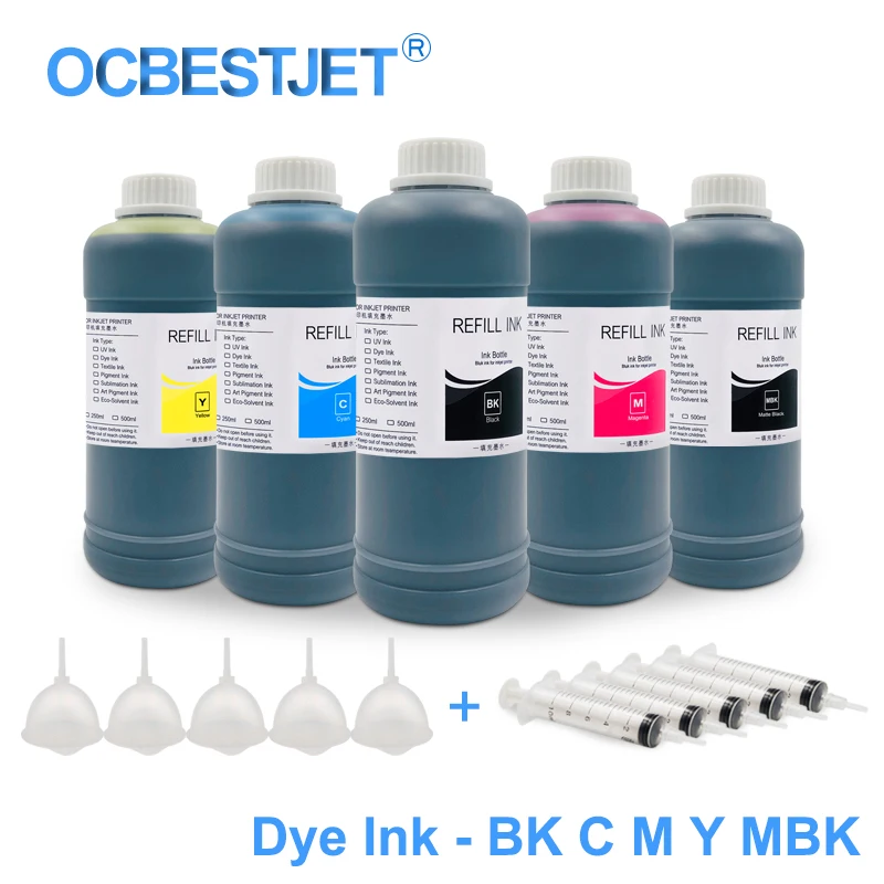Универсальный набор чернил для Epson Stylus Pro 7700 9700 T3000 T5000 T7000 T3200 T5200 T7200 T3270 T5270 T7270 5x500