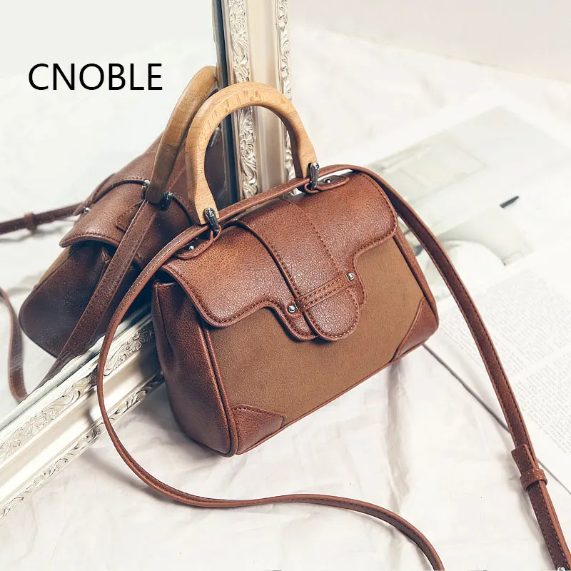 Cnoble 2018 Новый Винтаж Повседневное из искусственной кожи Для женщин Сумки дамы