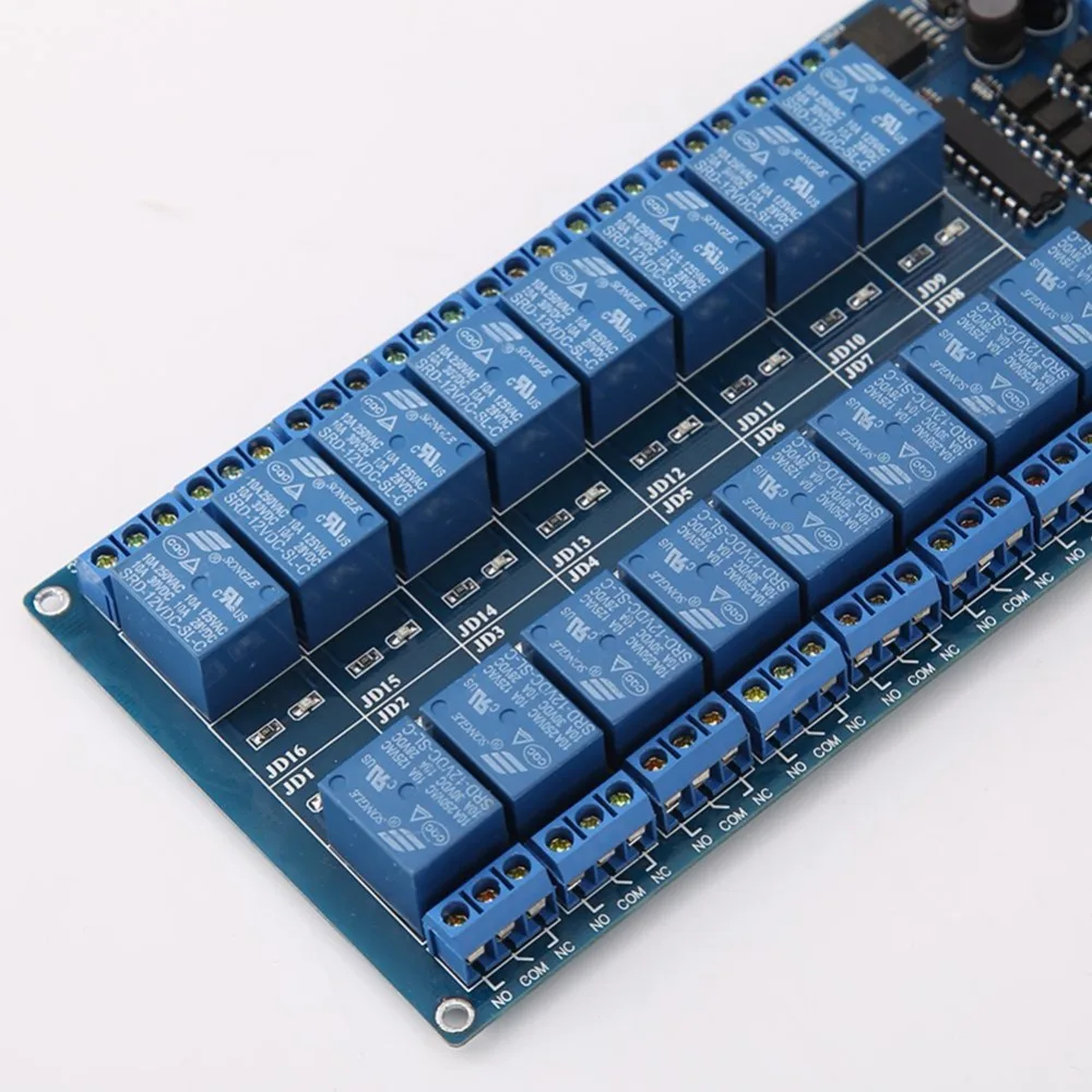 ShenzhenMaker 12В 16 канальный релейный модуль для ARM PIC AVR DSP электронная релейная