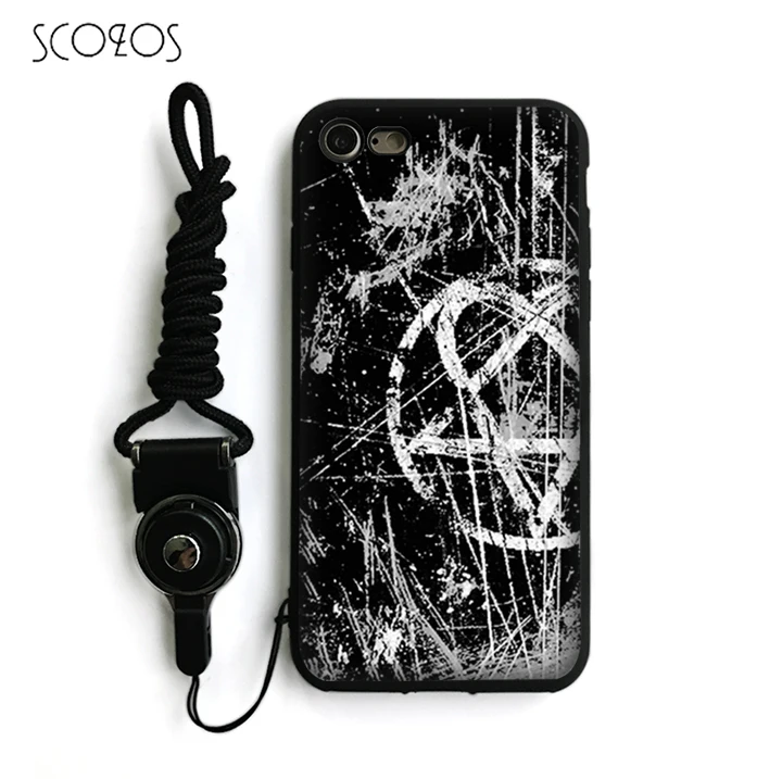 Мягкий силиконовый чехол SCOZOS HIM из ТПУ для IPhone X 5 5S Se 6 S 7 8 Plus # ka102 |