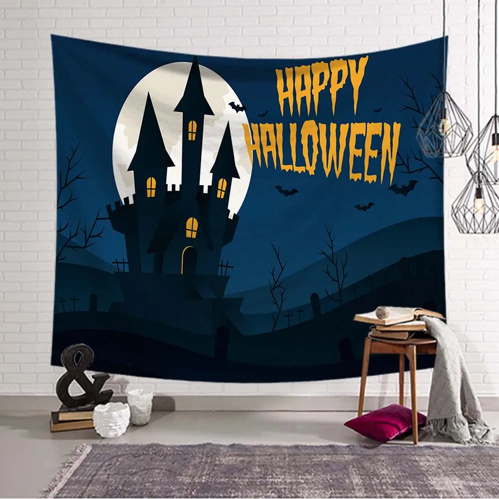 1 шт. 60x51 дюйм/80x60 дюймов 24 дизайн с надписью Happy Halloween декоративные фоны декор для