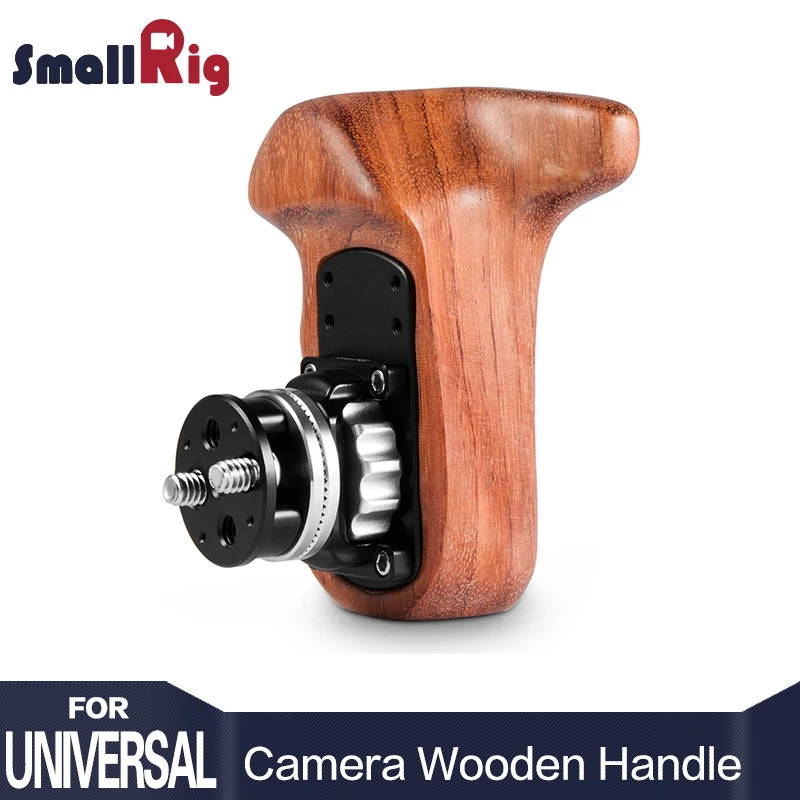 SmallRig DSLR ручка для камеры правая сторона деревянная ручка с Arri Rosette болт-на крепление для камеры небольшого размера клетка 2083