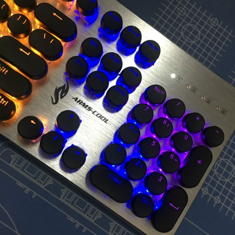 Пишущая машинка keycaps ABS двухцветная 104key стандарт просто keycap а не