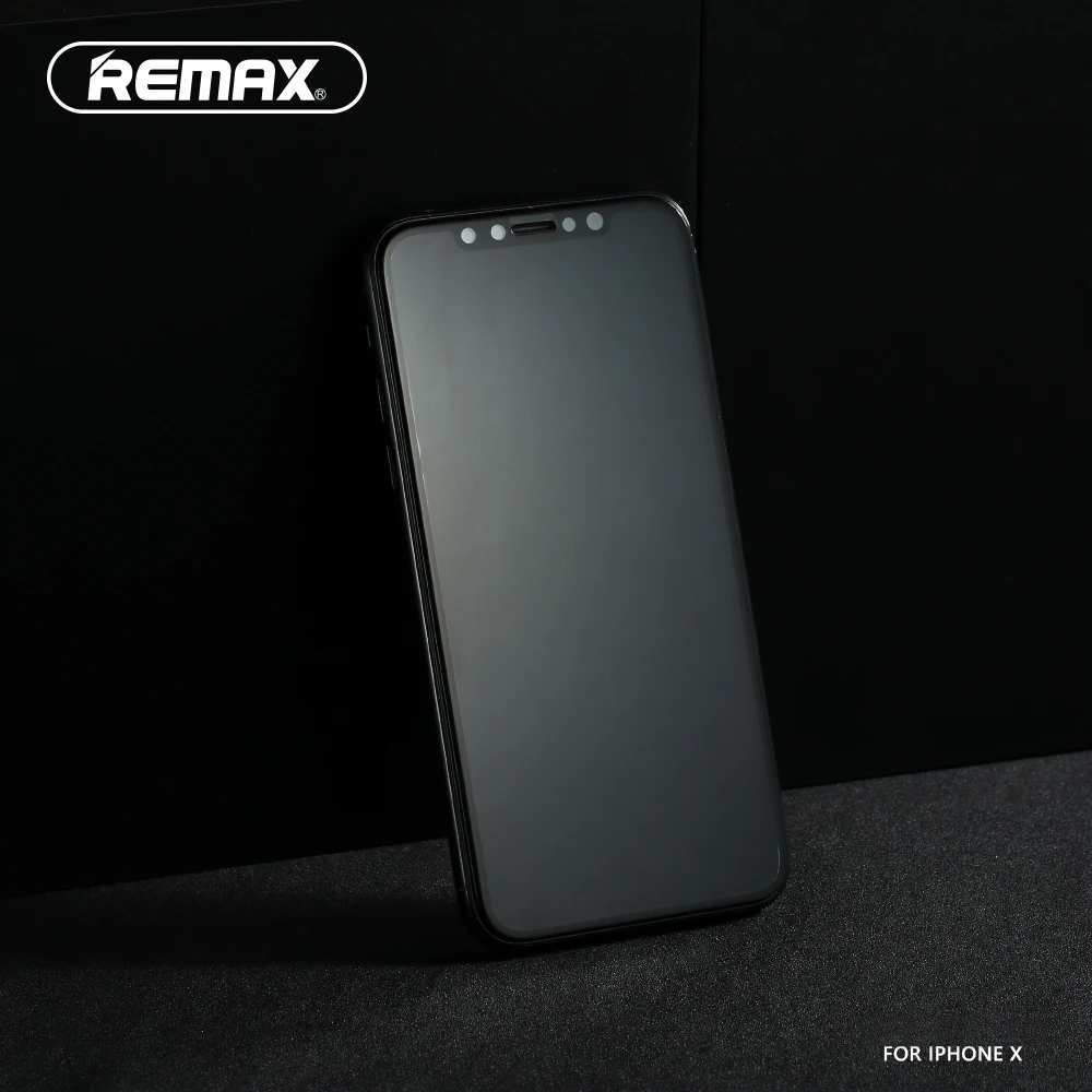 Remax круглый изогнутый край протектор экрана чехол для iPhone X Prefect полное Закаленное