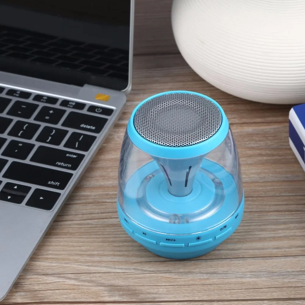 Портативный СВЕТОДИОДНЫЙ беспроводной Bluetooth колонки с функцией чтения TF USB FM Bluetooth стерео музыка для мобильного телефона