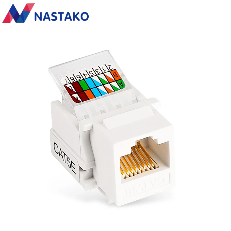 Cat5 Cat5e модуль RJ45 Keystone разъемы UTP соединительный элемент адаптер без инструмента