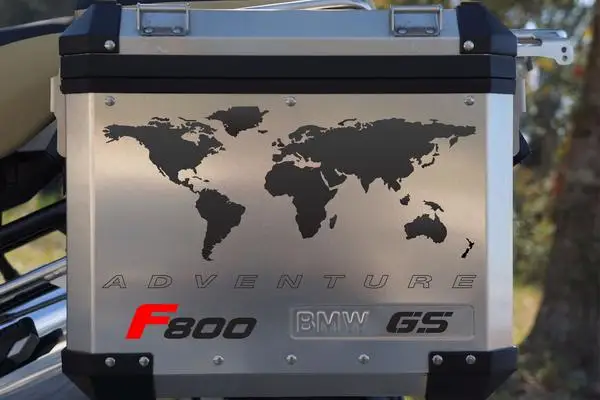 Набор светоотражающих наклеек для мотоцикла GS карта приключений мира F800 Touratech