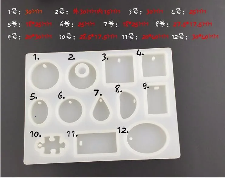 DIY инструмент для ювелирных изделий силиконовая форма круглая овальная