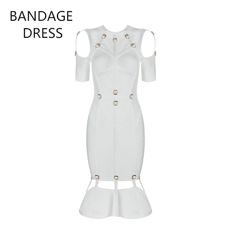 Новинка 2017 года для подиума Летние лоскутное коротким Длина Бандажное платье