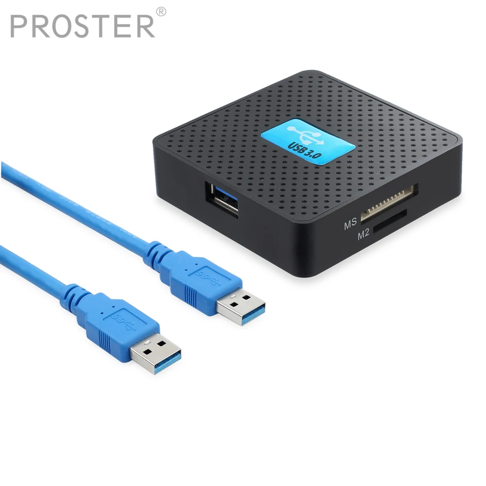 

Prozor for USB 3.0 Card Reader All in One Multi Memory Card Reader for Micro SD SDHC SDXC MMC