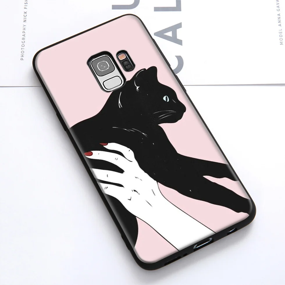WEBBEDEPP Pink Aesthetics Rose Soft Case for Samsung Galaxy S10 S10e S9 S8 Plus S7 S6 Edge &amp J6 2018 Note 10 9 8 |