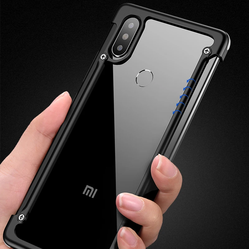 Oatsbasf Алюминиевый металлический бампер чехол для Xiaomi mi 8 mi 8/Pro/Explorer Роскошная подушка безопасности Защита от падения жесткий чехол mi 8 Pro
