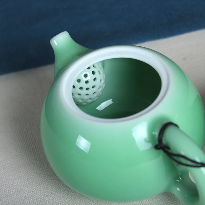 Чайный набор хрустящая глазурь Ge Kiln Longquan Celadon Zisha керамика искусство Тай Тхи китайский чайный горшок фарфор Исин глина антикварный чайный горшок