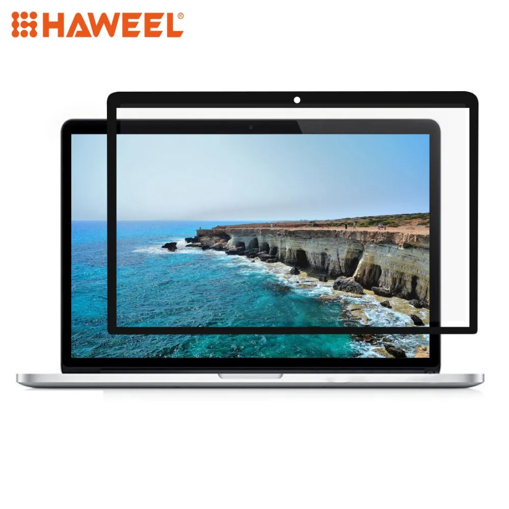 HAWEEL Защитная пленка для MacBook Pro Retina полноэкранная устойчивая к царапинам 0 3 мм 6H 15 4