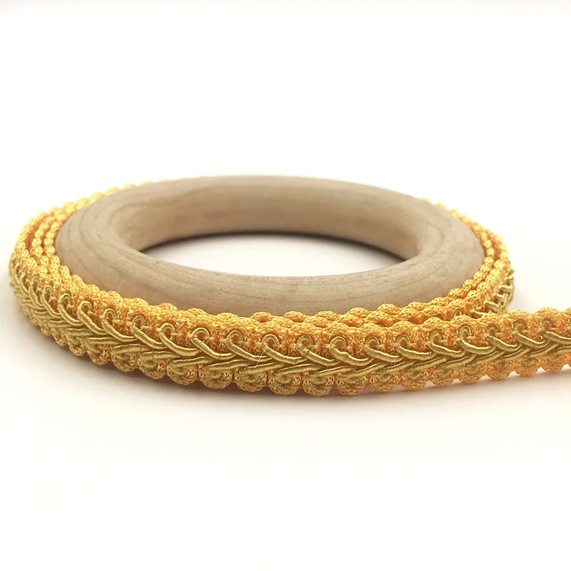 5 м 12 мм кривая хлопчатобумажная кружевная отделка сороконожка плетеная лента ткань ручной работы DIY Швейные принадлежности аксессуары для рукоделия
