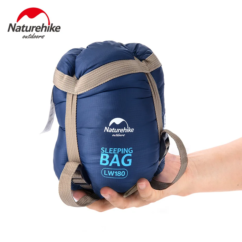 

Naturehike Splicing Envelope Sleeping Bag Ultralight Adult Portable Outdoor Camping Hiking Sleeping Bags Spring Autumn 1.9*0.75m