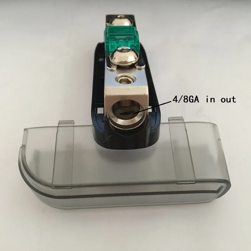 Автомобильный аудиокабель из цинкового сплава 4AWG 8AWG 10AWG In Out MINI ANL предохранитель