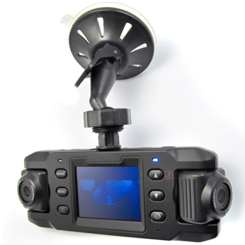 Новая Автомобильная камера X8000 с GPS Full HD 1080P G sensor двойная вращение на 180 градусов