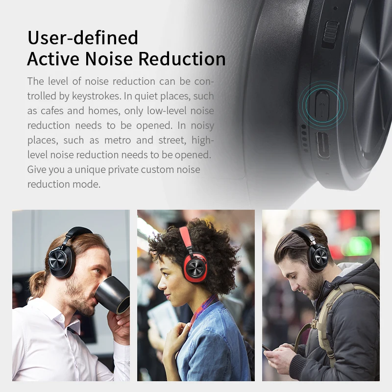 bluedio t7 bluetooth headphones active noise cancelling wireless headset face recognition user define for iphone xiaomi huawei free global shipping
