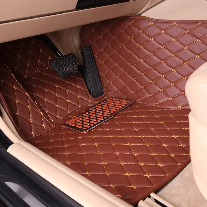 2017 автомобильные коврики для Санта-Фе 7 мест водонепроницаемые Нескользящие hyundai