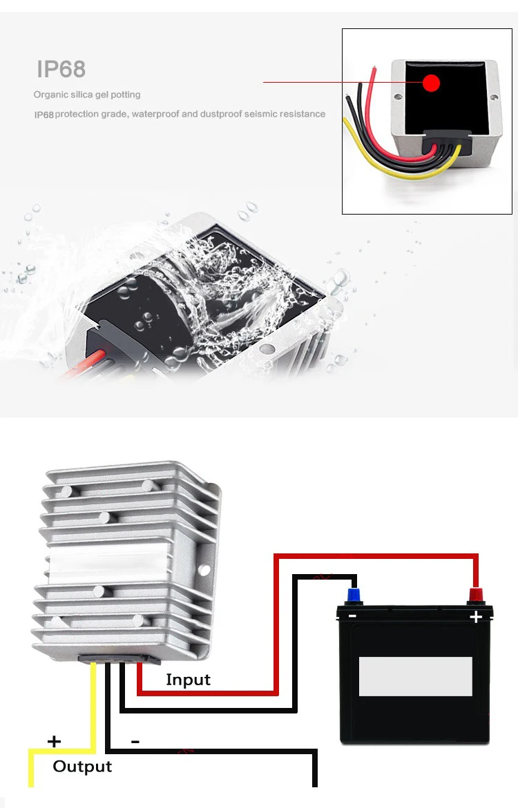 12 V-24 V повышающий преобразователь постоянного тока 12 Вольт 24 вольт 3A 5A 10A 15A 20A повышающий DC-DC Conversor автомобиля Питание конвертер