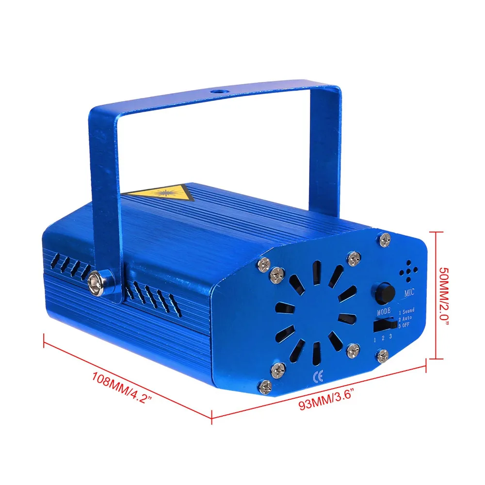 Мини-проектор светодиодный лазерный проектор для диджея дискотеки вечеринки