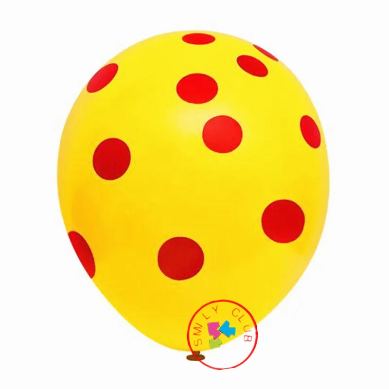 100pcs 100 шт 12 дюймов латексный надувной шар в горошек Красочные Свадебные День рождения воздушные шарики для украшения Globo воздушные шары Baloons - Цвет: 100pcs