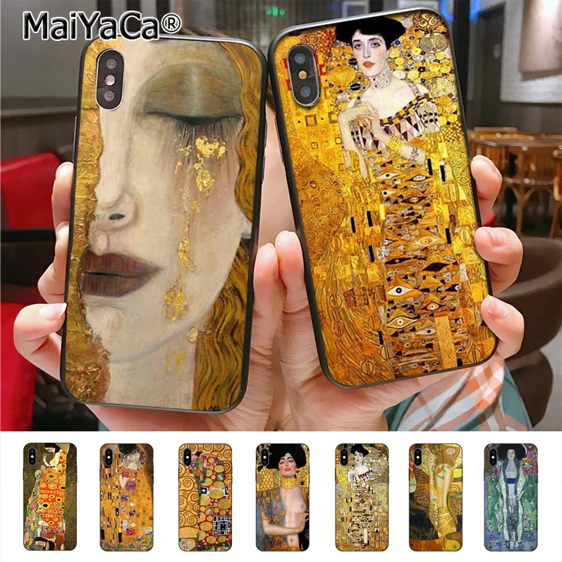 Новый чехол для телефона Gustav Klimt iphone 11 12 Pro X 8plus 7 6S plus 5s se 7plus 12mini|Бамперы| |