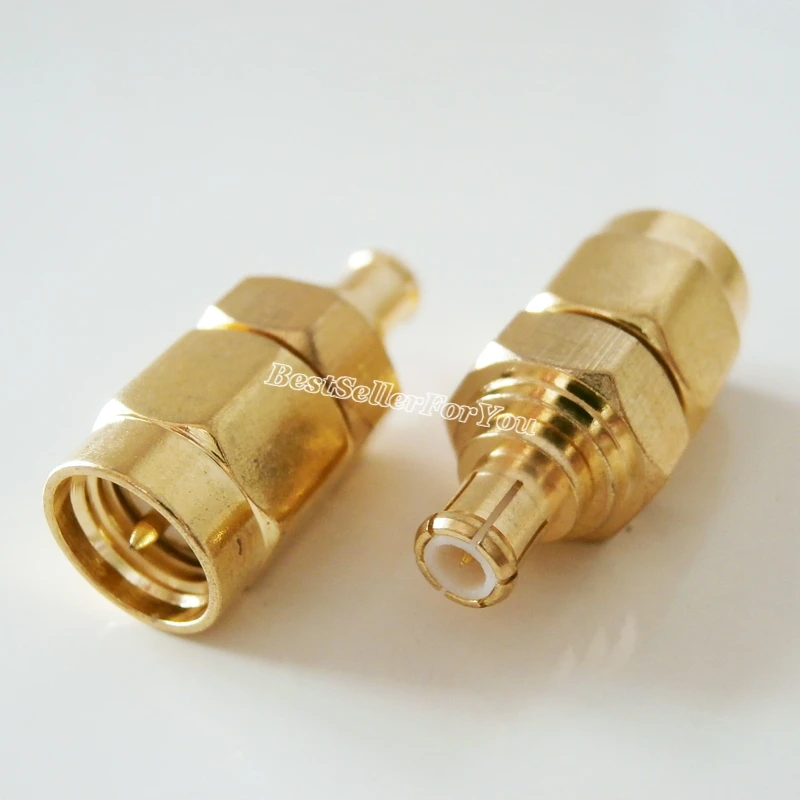 1Pcs Gold Plated SMA Male to MCX Plug Straight RF Coax Connector Adapter | Обустройство дома