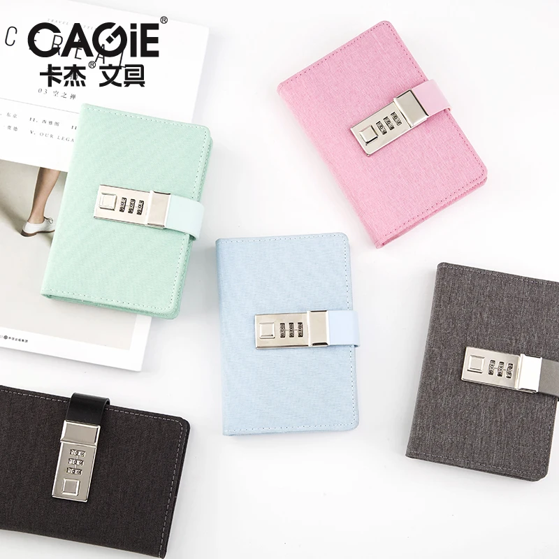 Записная книжка CAGIE серии Macaron записная A7 карманная портативный блокнот CA7J9064 1