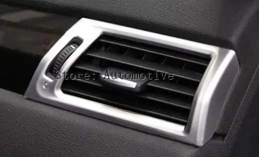 Для BMW X3 X4 F25 F26 2013-2017 ABS матовая хромированная Боковая Крышка Кондиционера