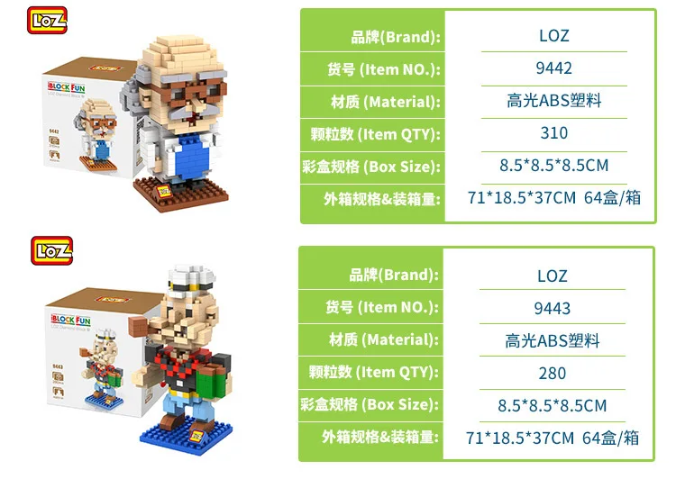 DIY мини строительные нано блоки enfants cadeaux modele jouet Educatif special marin homme bande dessinee role serie
