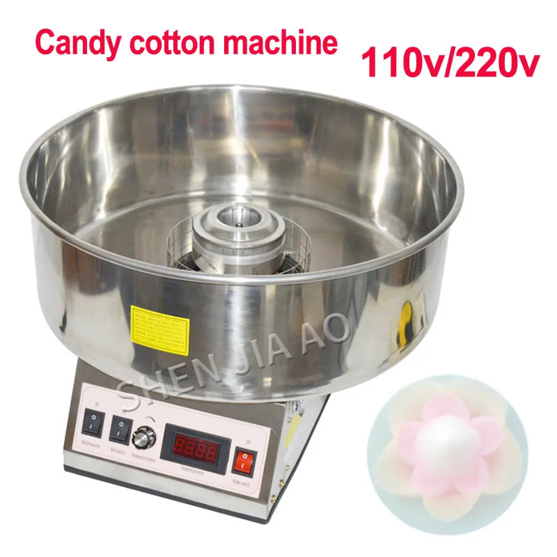 

CC-3803 Commercial Candy Floss Machine DIY sugar thread Cotton Candy Maker Stainless Steel Electric Cotton Candy Machine 220V