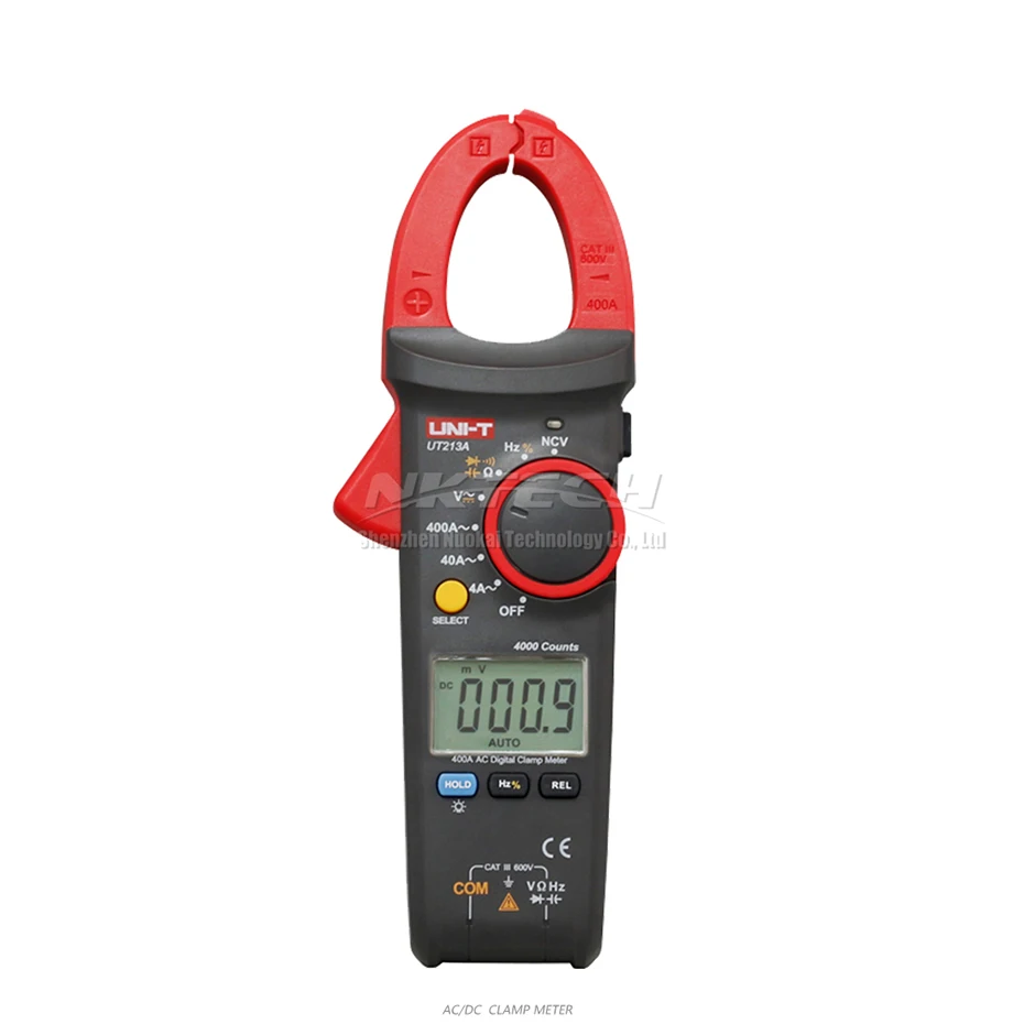 UNI-T цифровой клещи UT213C UT213B UT213A True RMS мультиметр Авто Диапазон температуры AC DC Амперметр Res емкость Freq NCV