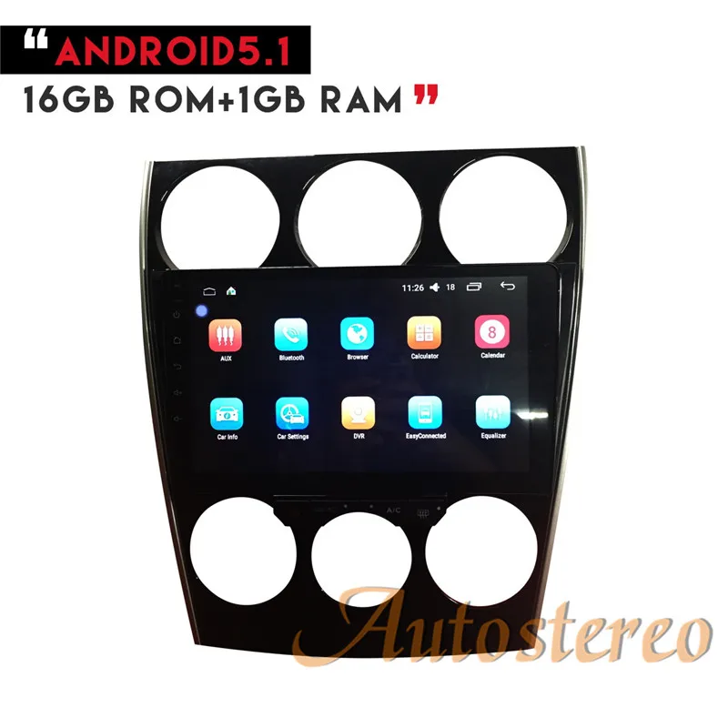 Автомобильный dvd-плеер на основе Android gps навигация для мазда 6 2002-2008 консоль Мультимедийная Система головное устройство радио магнитофон H